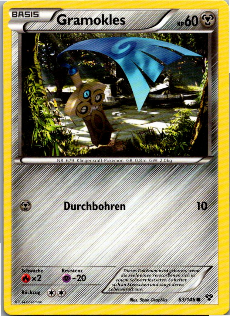 Gramokles 83/146 XY – Vorderseite