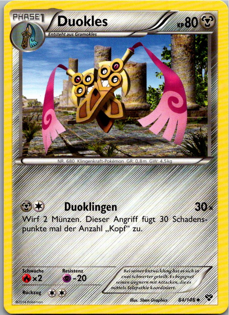 Duokles 84/146 XY – Vorderseite