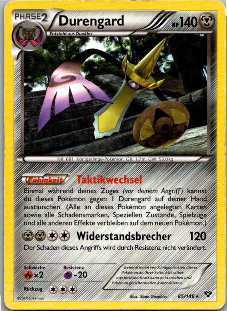 Durengard 85/146 XY – Vorderseite