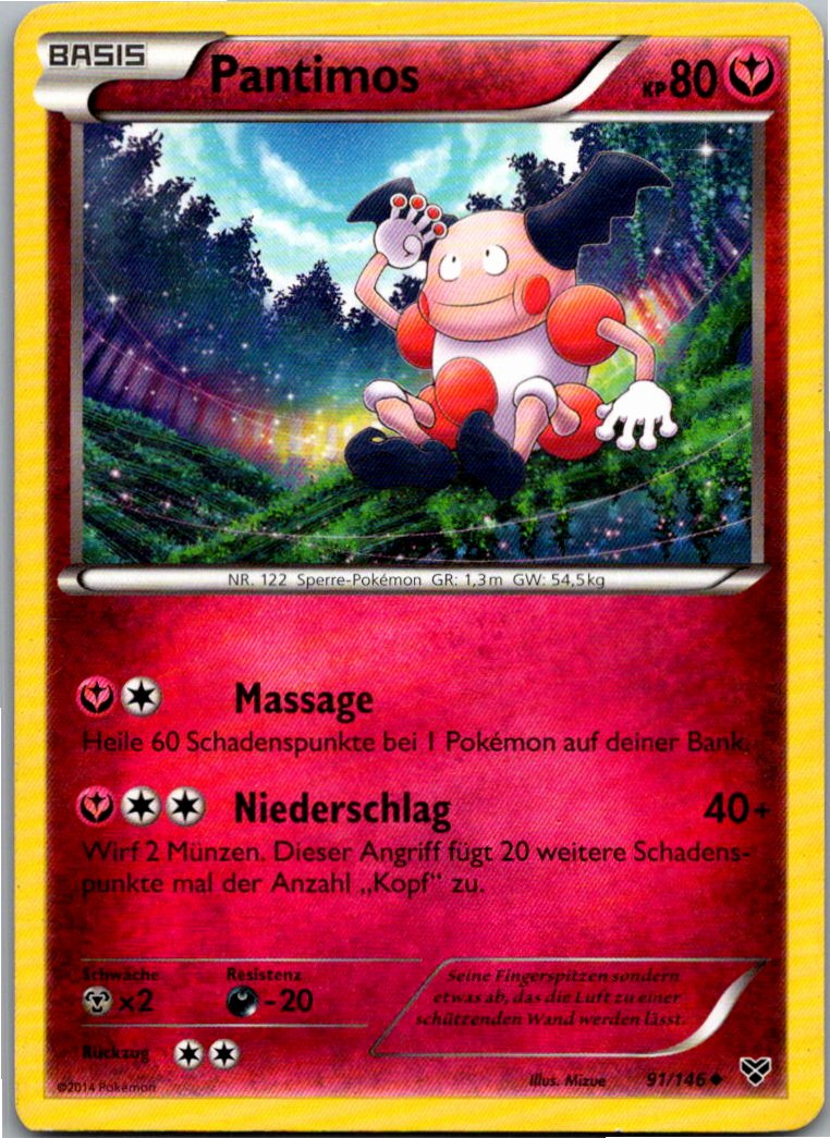 Pantimos 91/146 XY – Vorderseite