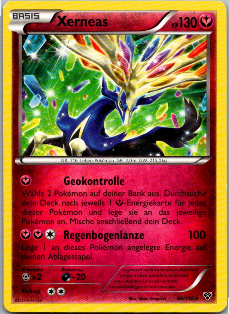 Xerneas 96/146 XY – Vorderseite