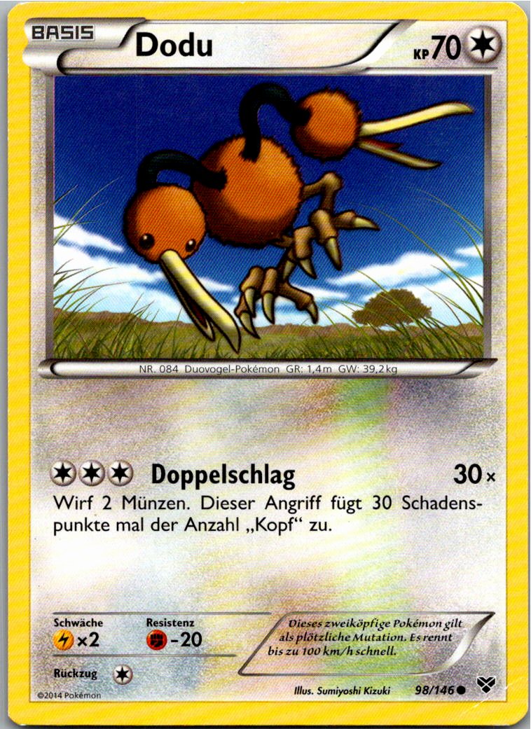 Dodu 98/146 XY – Vorderseite