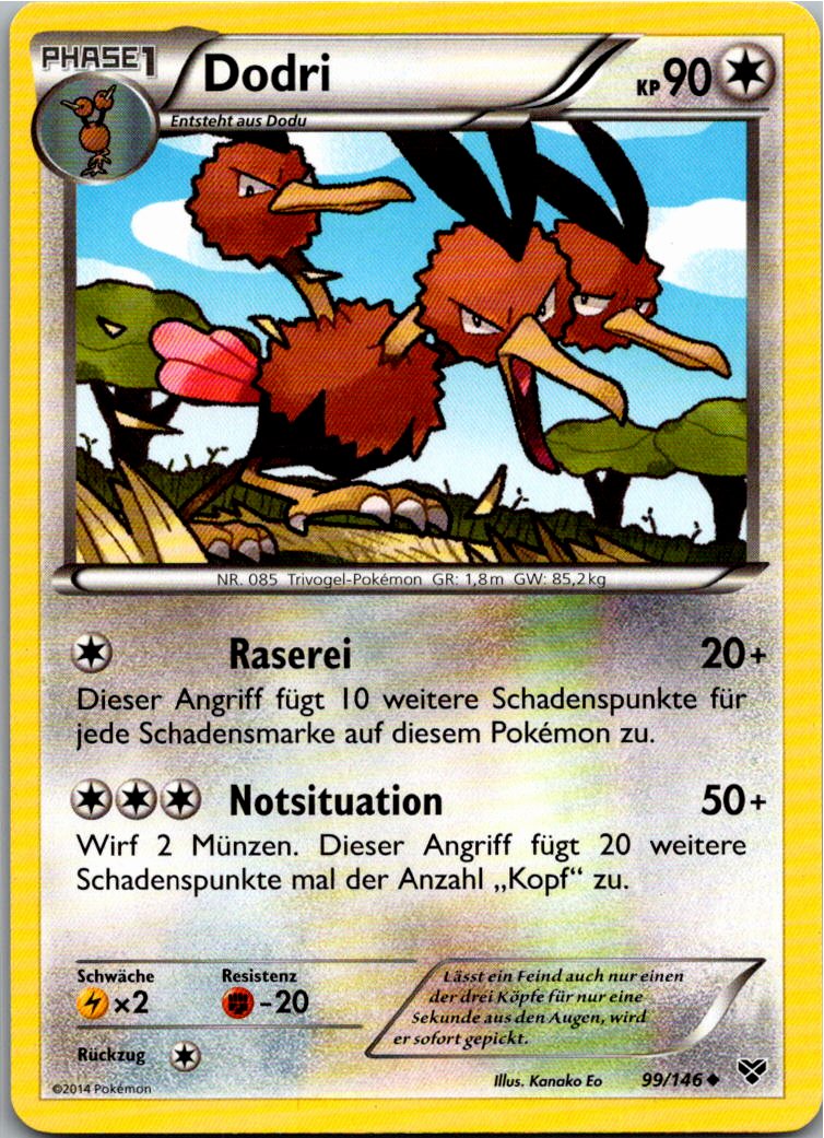 Dodri 99/146 XY – Vorderseite
