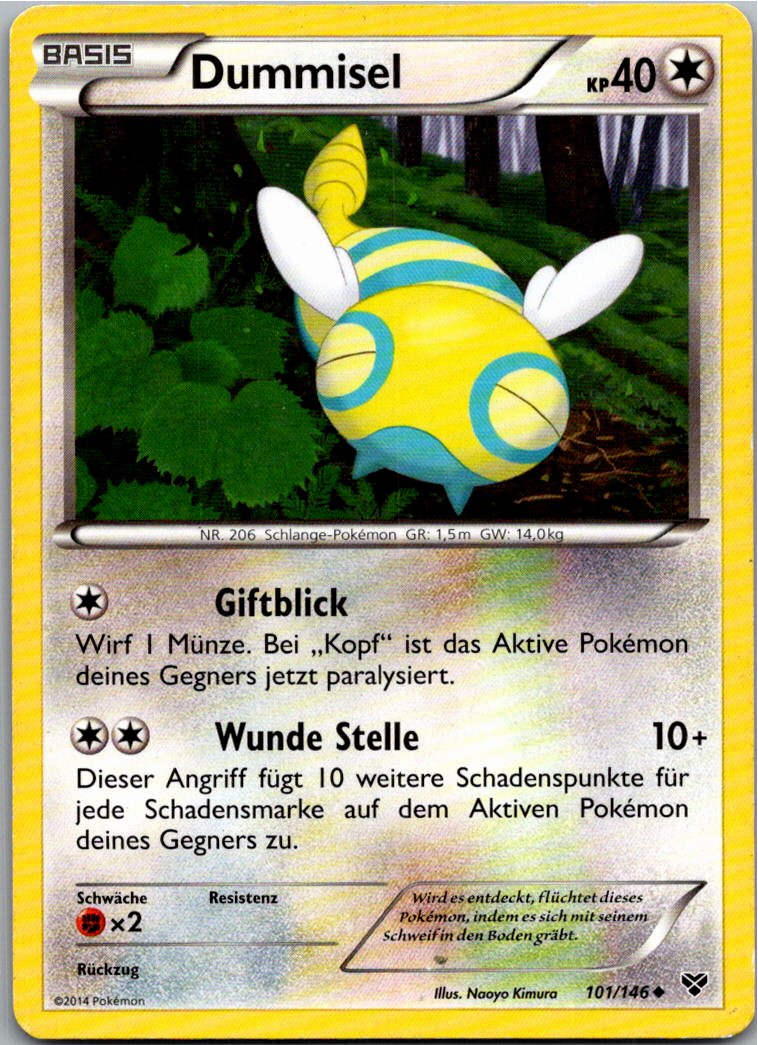 Dummisel 101/146 XY – Vorderseite