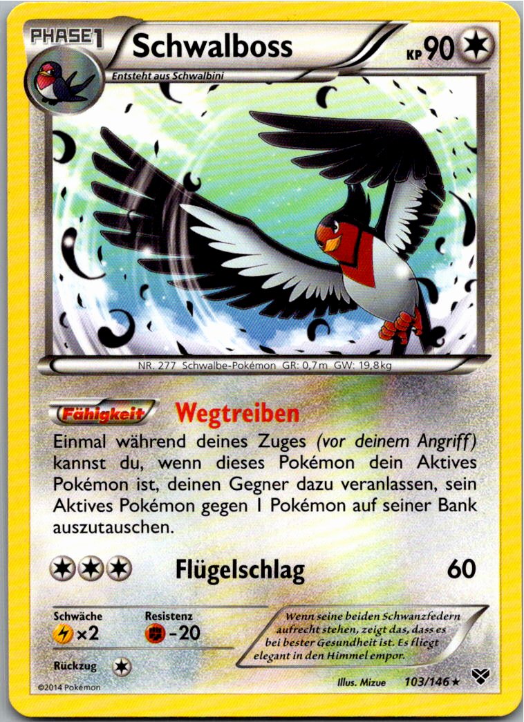 Schwalboss 103/146 XY – Vorderseite