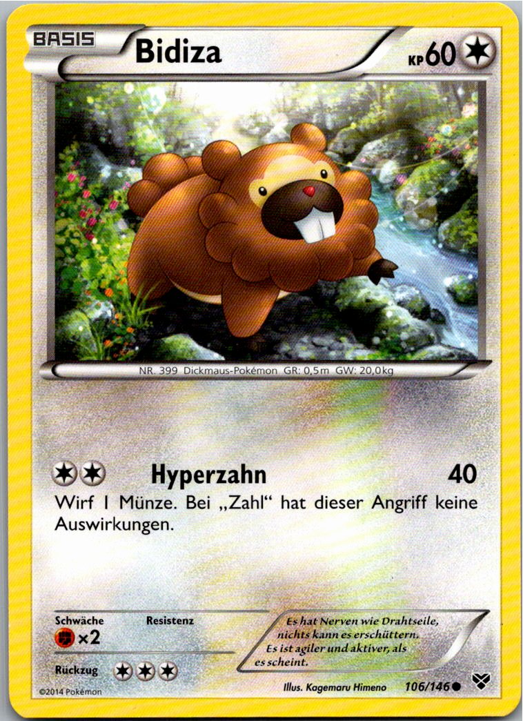 Bidiza 106/146 XY – Vorderseite