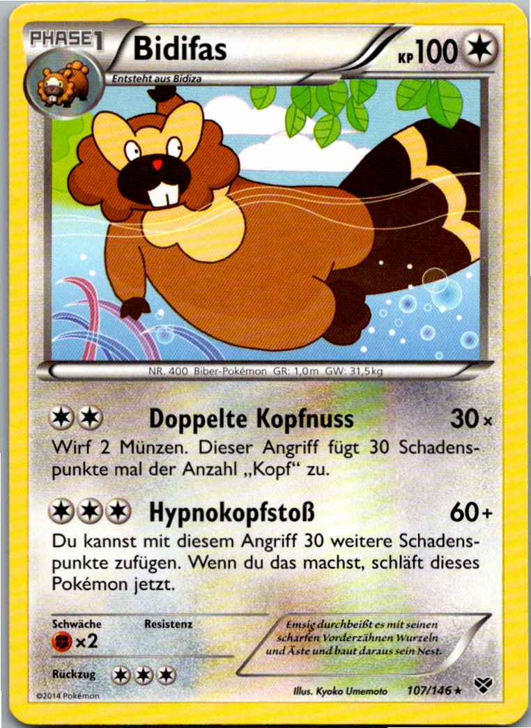 Bidifas 107/146 XY – Vorderseite