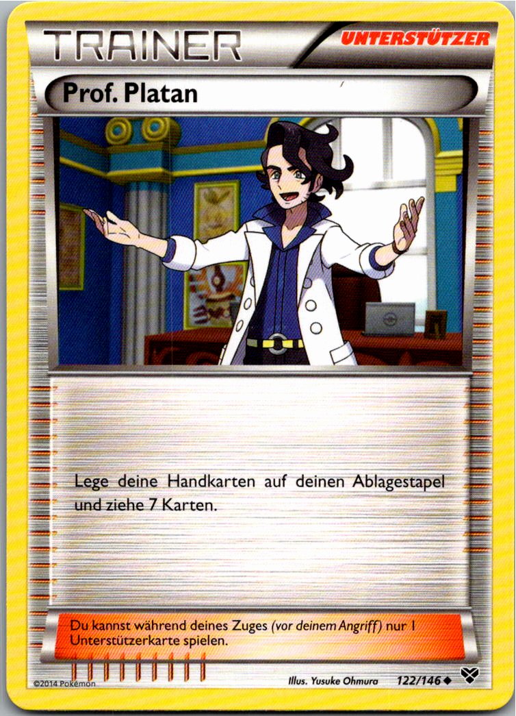 Prof. Platan 122/146 XY – Vorderseite
