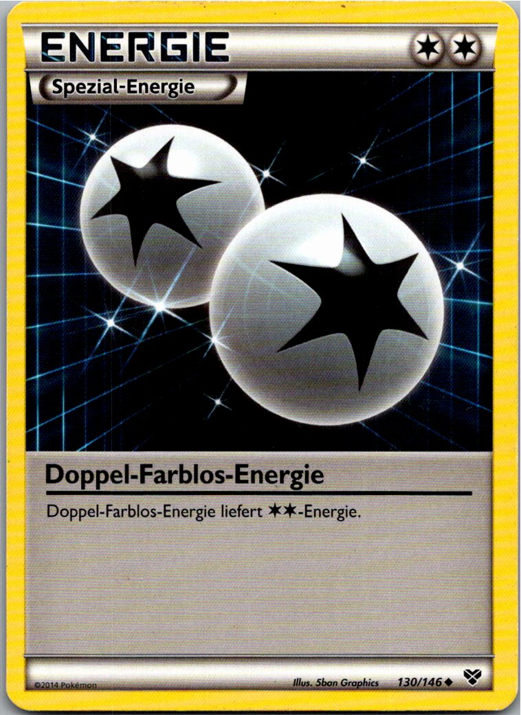 Doppel-Farblos-Energie 130/146 XY – Vorderseite