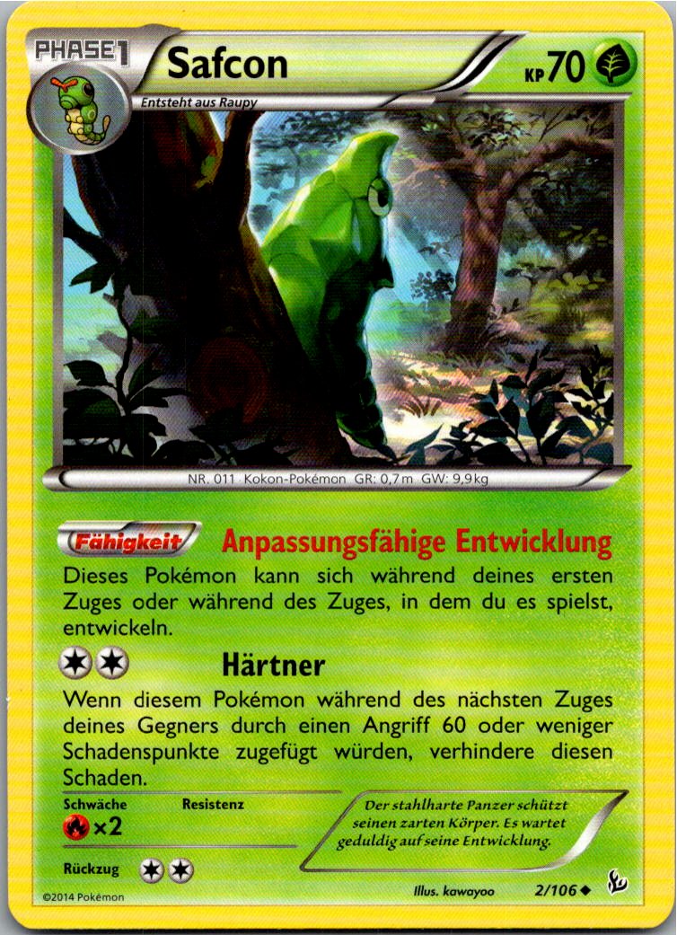 Safcon 2/106 Flammenmeer – Vorderseite