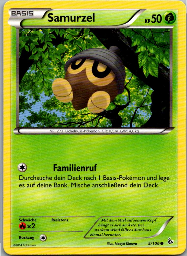 Samurzel 5/106 Flammenmeer – Vorderseite