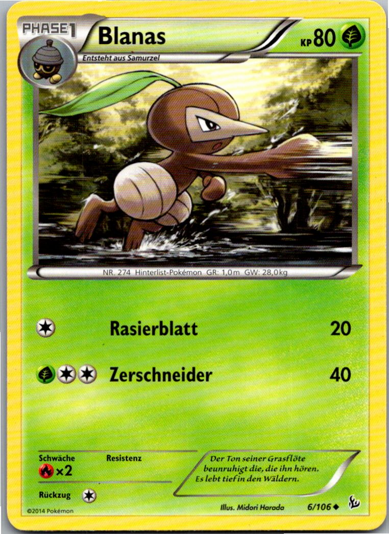 Blanas 6/106 Flammenmeer – Vorderseite