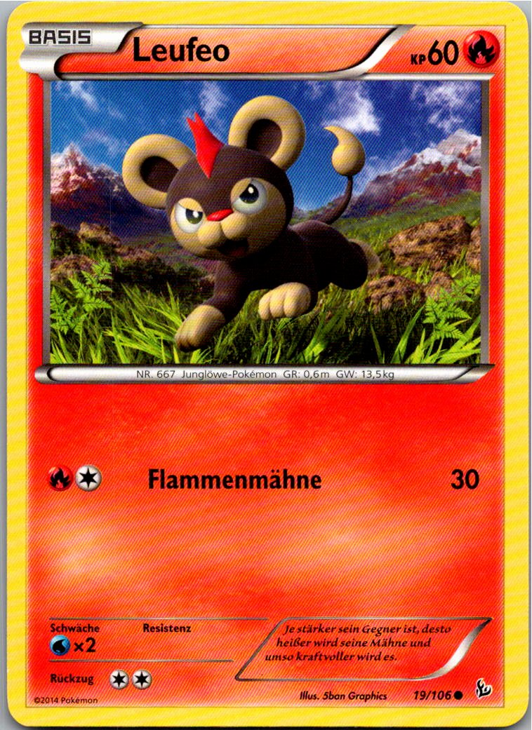 Leufeo 19/106 Flammenmeer – Vorderseite