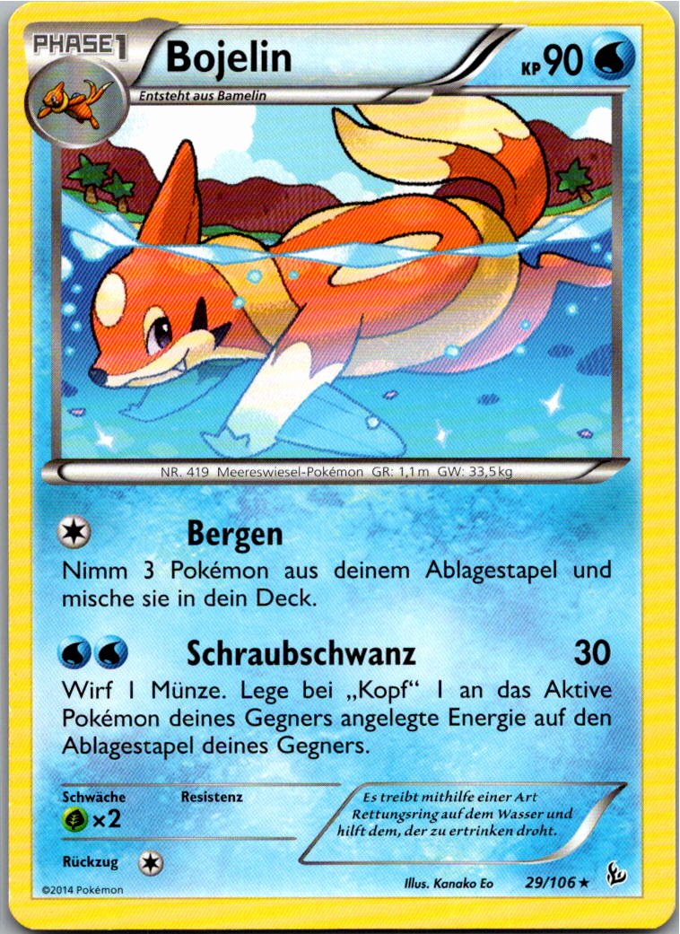 Bojelin 29/106 Flammenmeer – Vorderseite