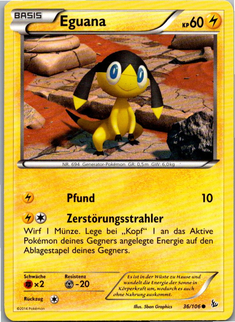 Eguana 36/106 Flammenmeer – Vorderseite
