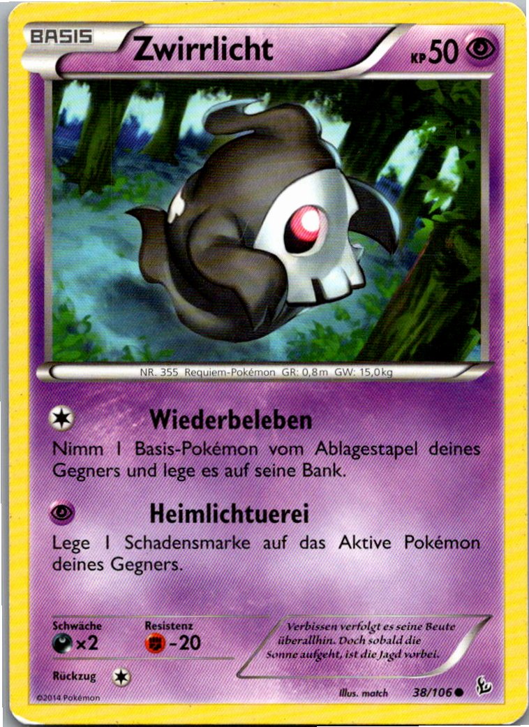 Zwirrlicht 38/106 Flammenmeer – Vorderseite