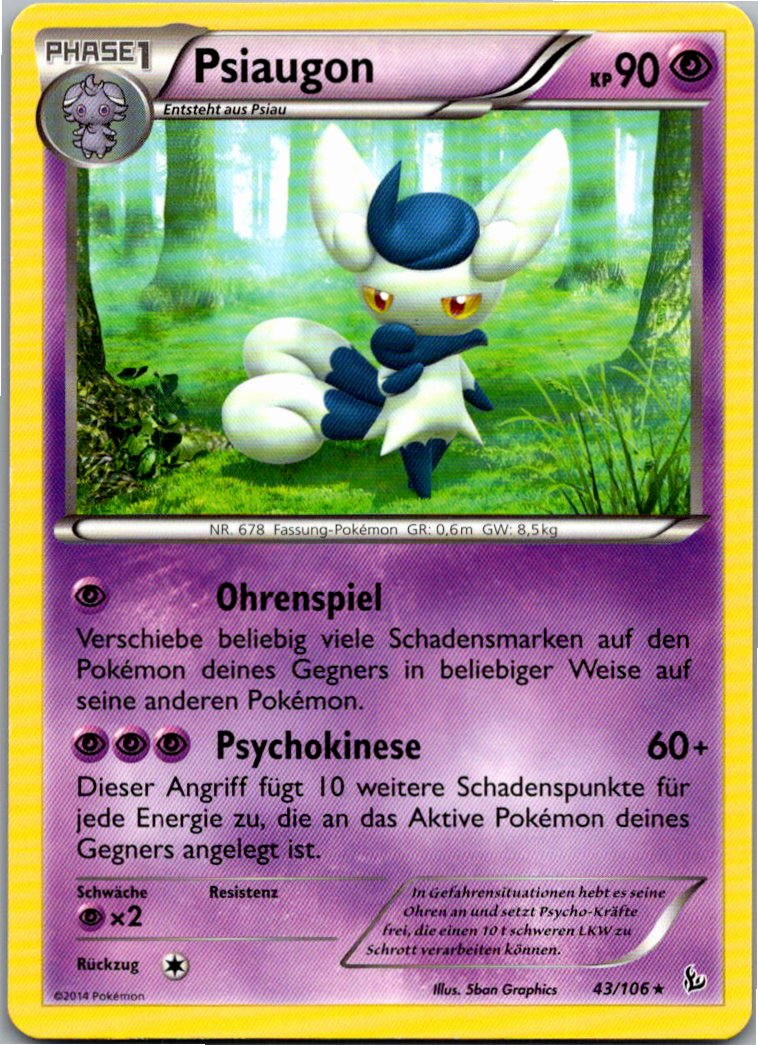 Psiaugon 43/106 Flammenmeer – Vorderseite