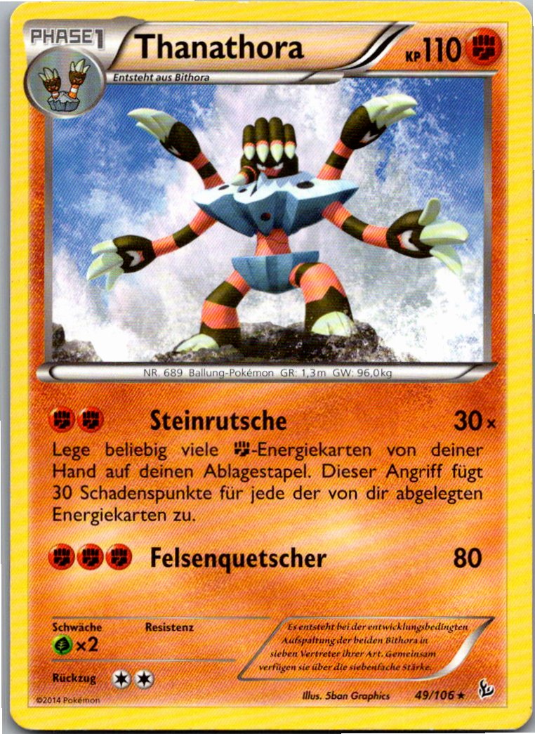 Thanathora 49/106 Flammenmeer – Vorderseite