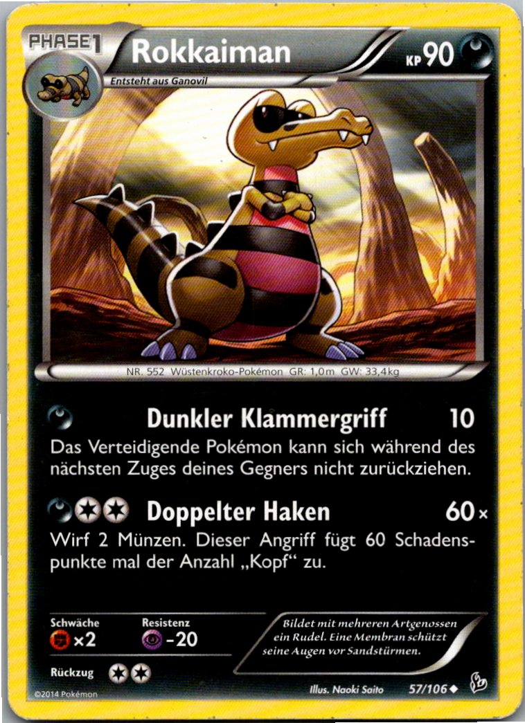 Rokkaiman 57/106 Flammenmeer – Vorderseite