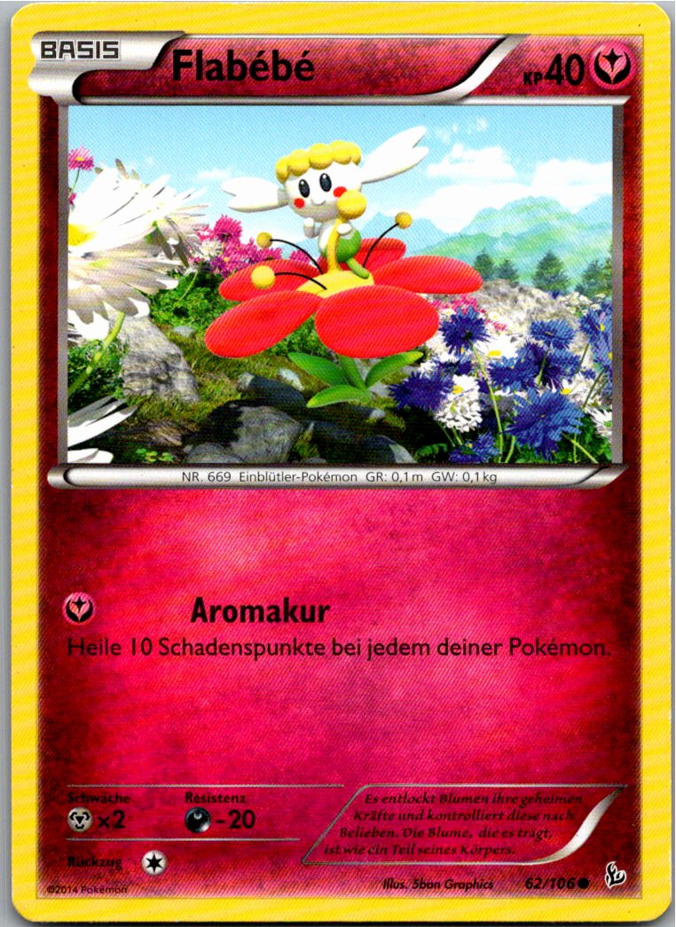 Flabebe 62/106 Flammenmeer – Vorderseite