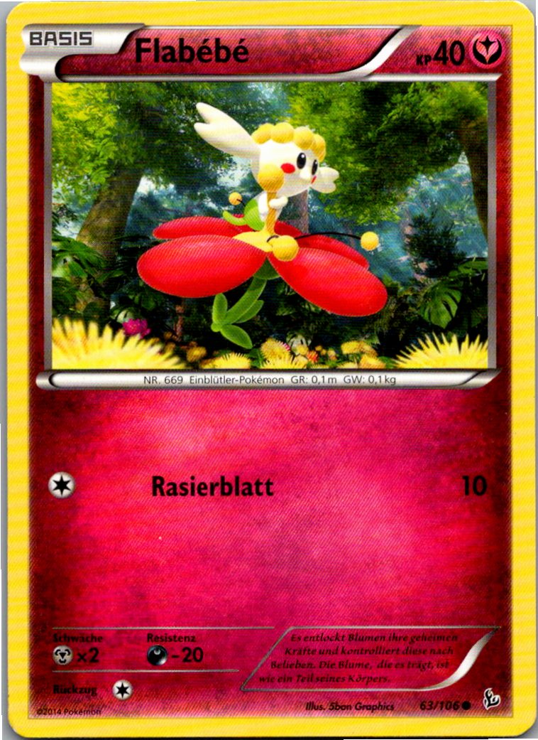 Flabebe 63/106 Flammenmeer – Vorderseite