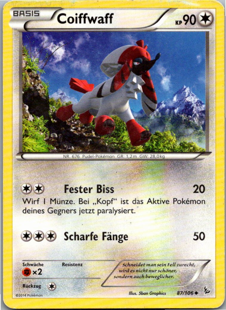 Coiffwaff 87/106 Flammenmeer – Vorderseite