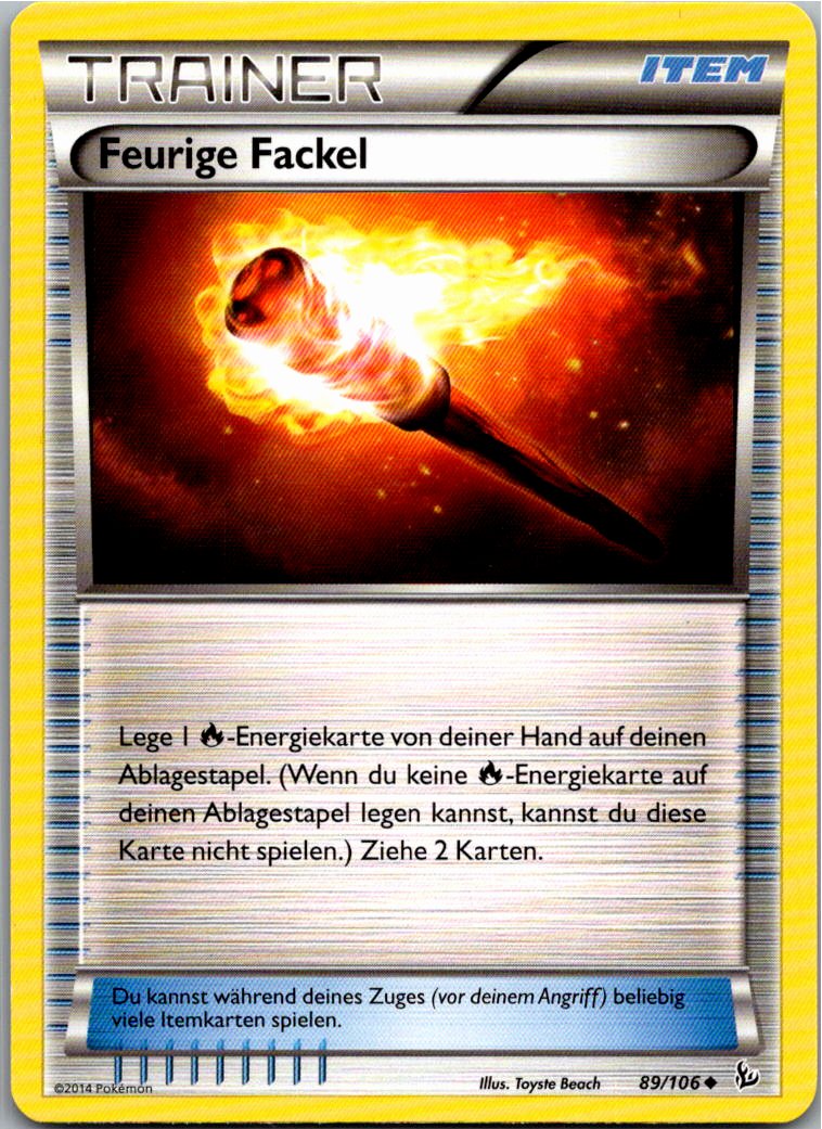 Feurige Fackel 89/106 Flammenmeer – Vorderseite