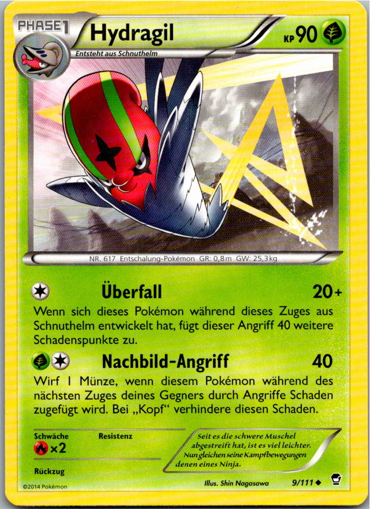 Hydragil 9/111 Fliegende Fäuste – Vorderseite
