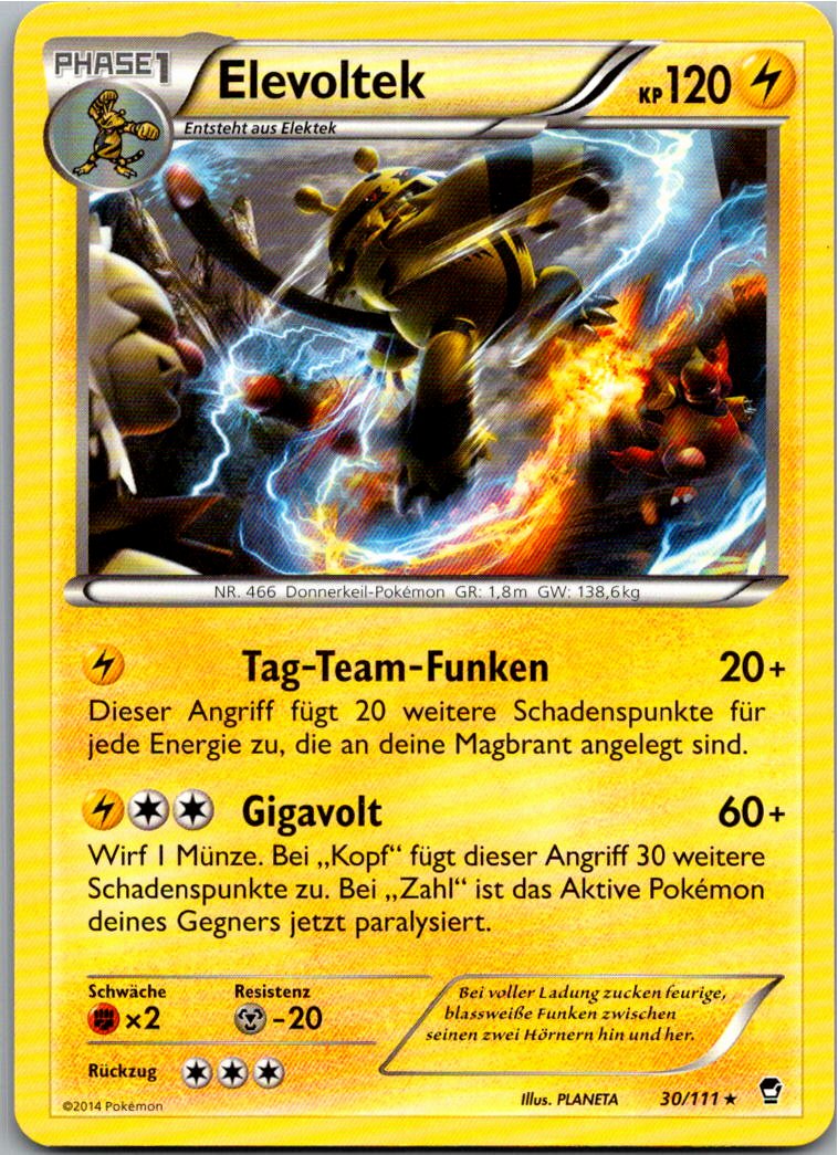 Elevoltek 30/111 Fliegende Fäuste – Vorderseite
