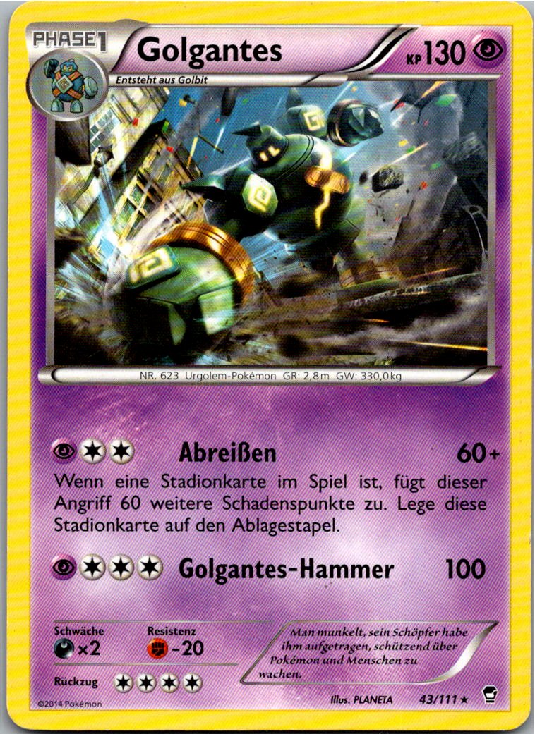 Golgantes 43/111 Fliegende Fäuste – Vorderseite