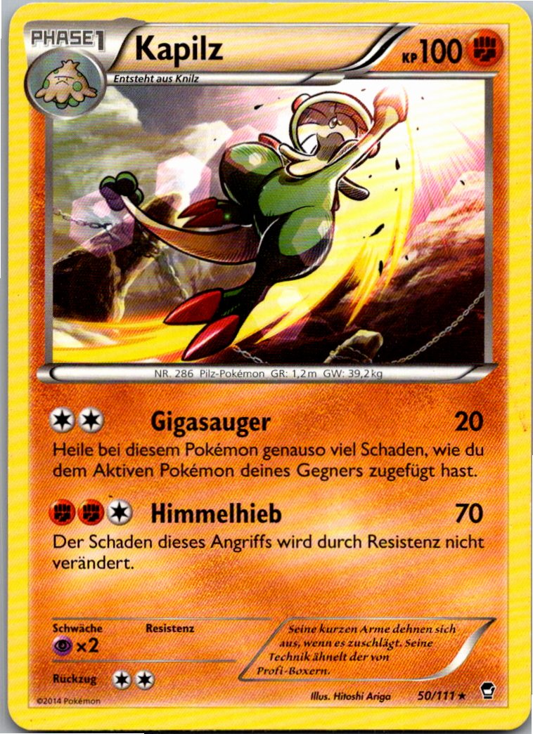 Kapilz 50/111 Fliegende Fäuste – Vorderseite
