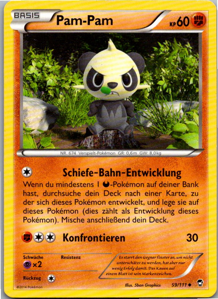 Pam-Pam 59/111 Fliegende Fäuste – Vorderseite