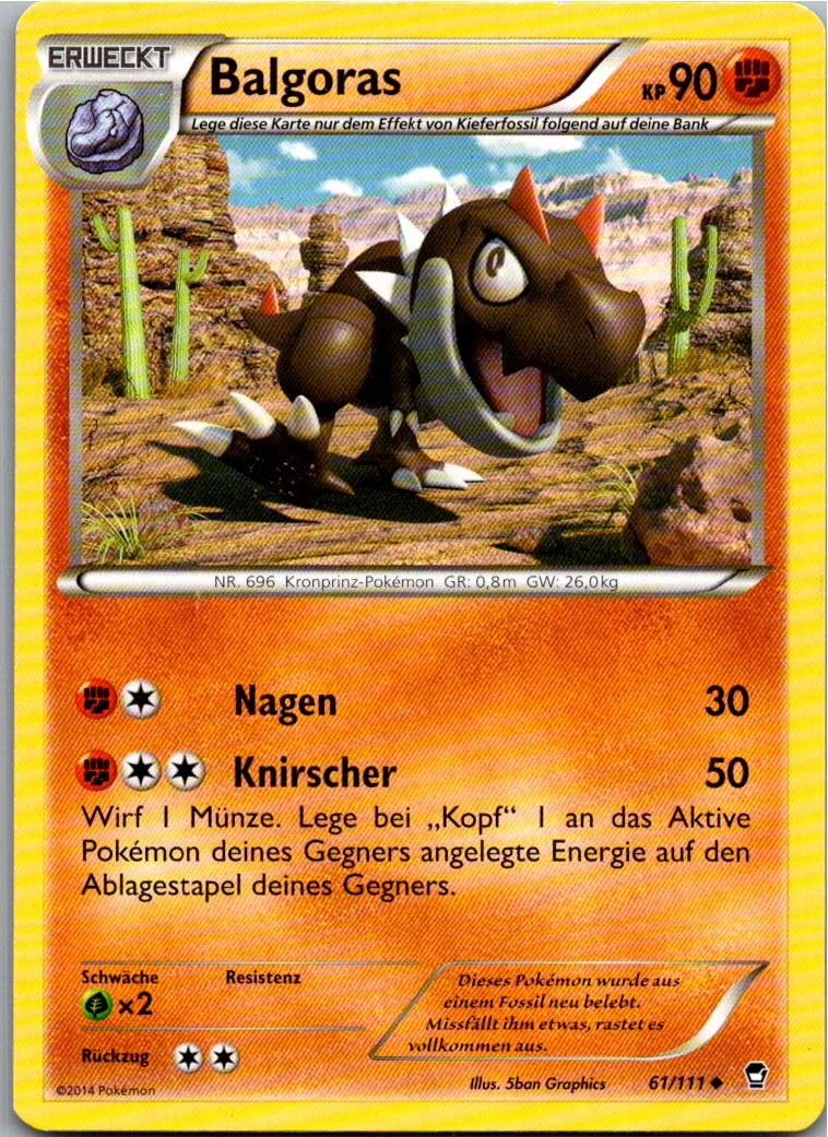Balgoras 61/111 Fliegende Fäuste – Vorderseite