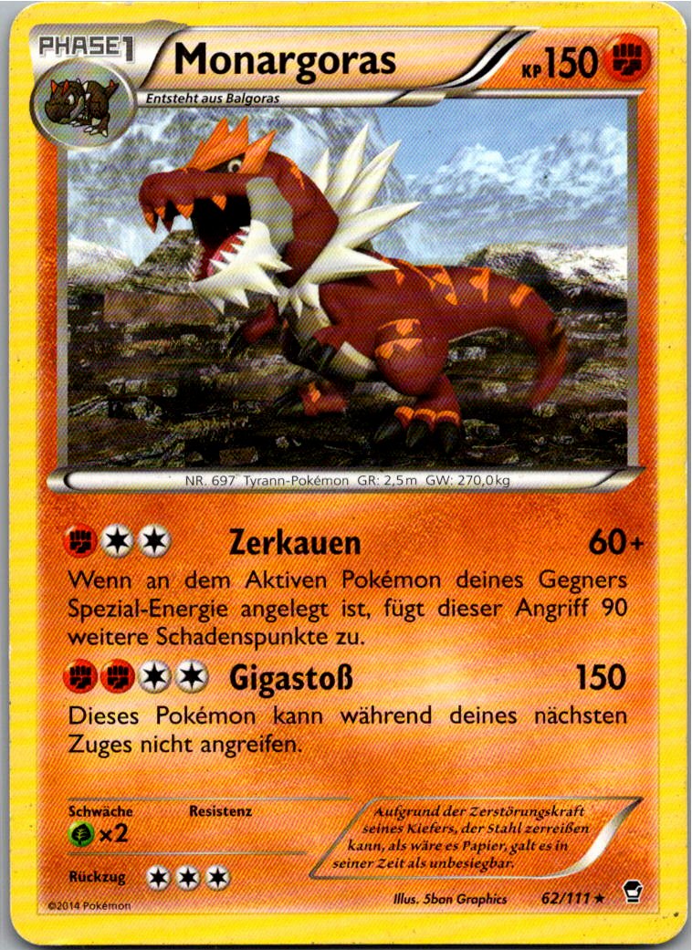 Manargoras 62/111 Fliegende Fäuste – Vorderseite