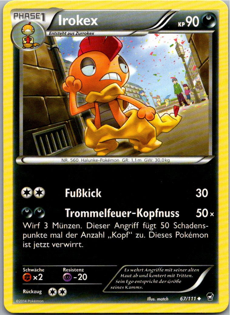 Irokex 67/111 Fliegende Fäuste – Vorderseite