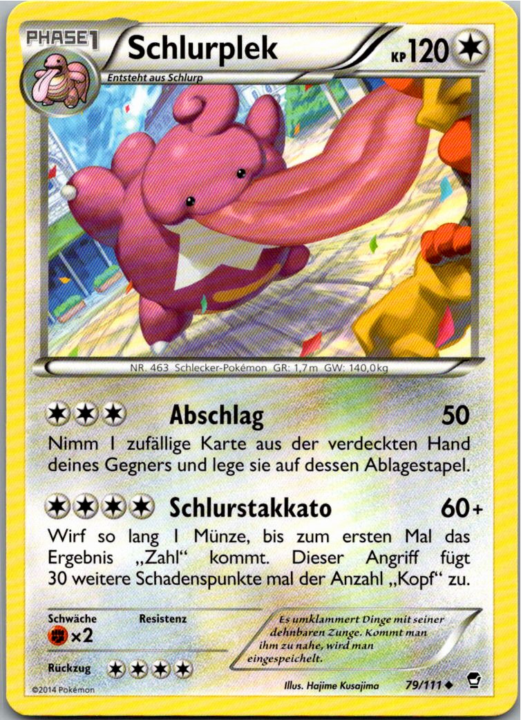 Schlurplek 79/111 Fliegende Fäuste – Vorderseite