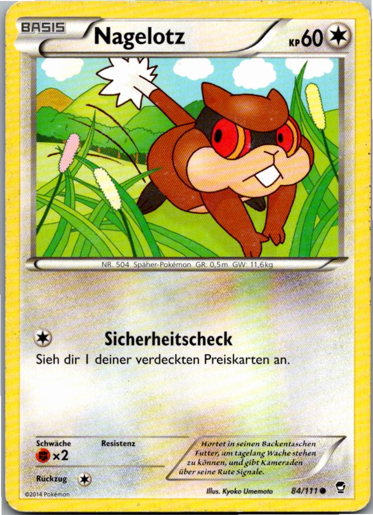 Nagelotz 84/111 Fliegende Fäuste – Vorderseite