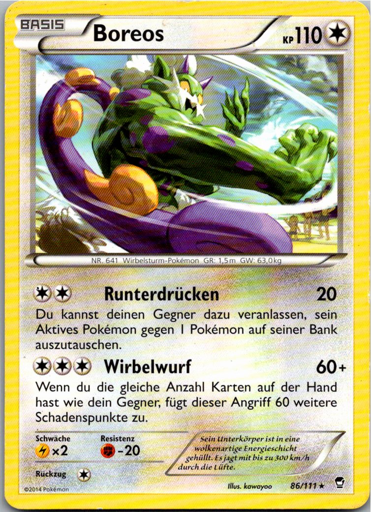 Boreos 86/111 Fliegende Fäuste – Vorderseite
