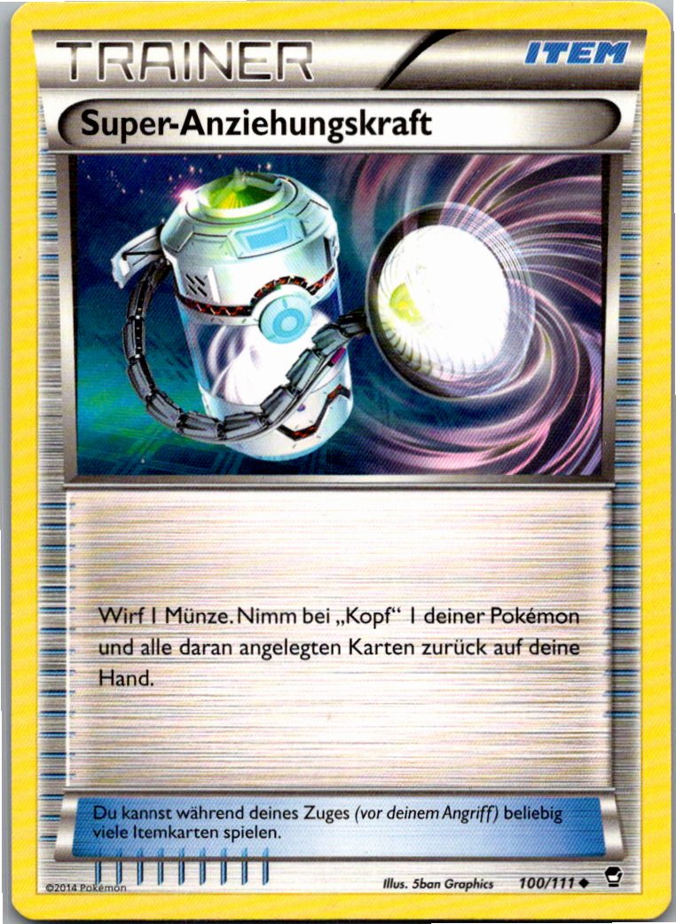 Super-Anziehungskraft 100/111 Fliegende Fäuste – Vorderseite