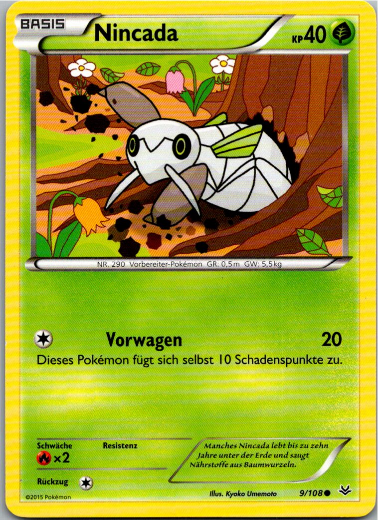 Nincada 9/108 Drachenleuchten – Vorderseite