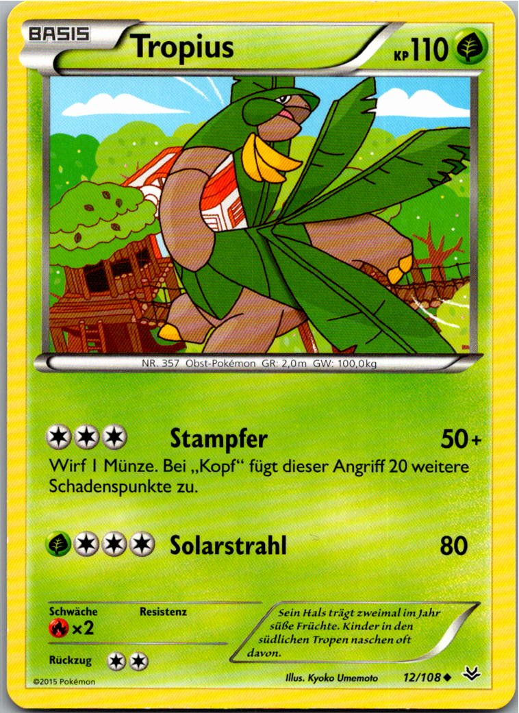 Tropius 12/108 Drachenleuchten – Vorderseite