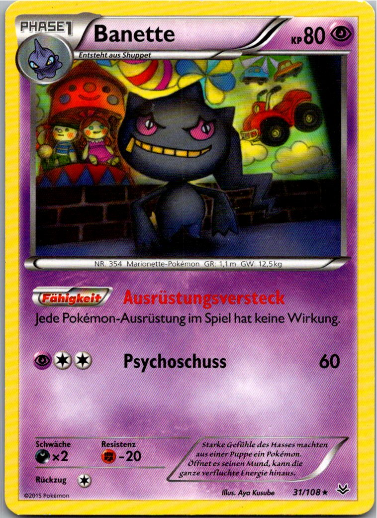 Banette 31/108 Drachenleuchten – Vorderseite