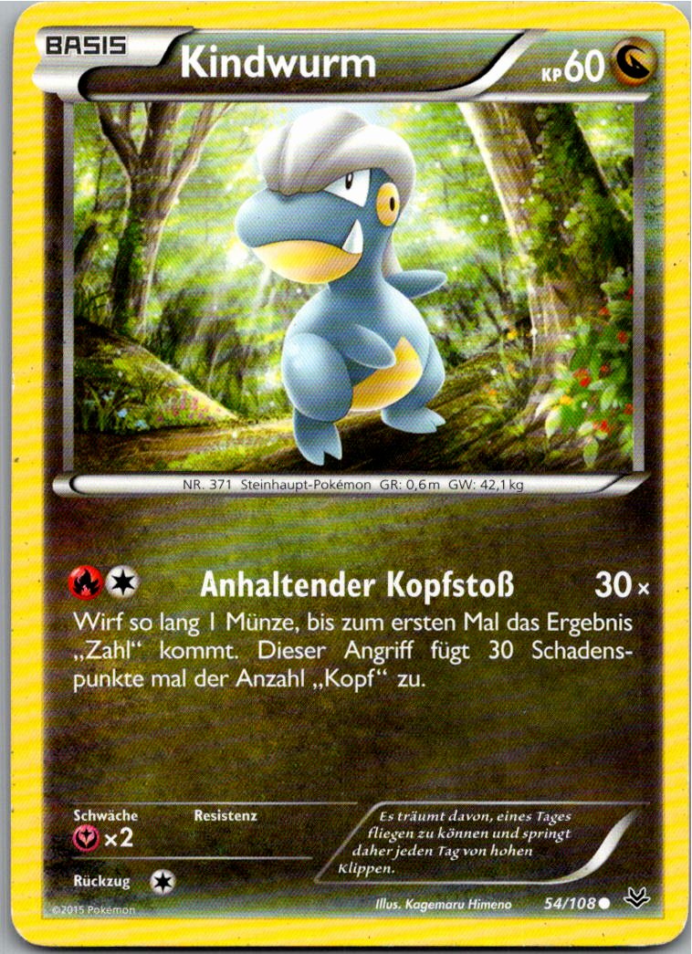 Kindwurm 54/108 Drachenleuchten – Vorderseite
