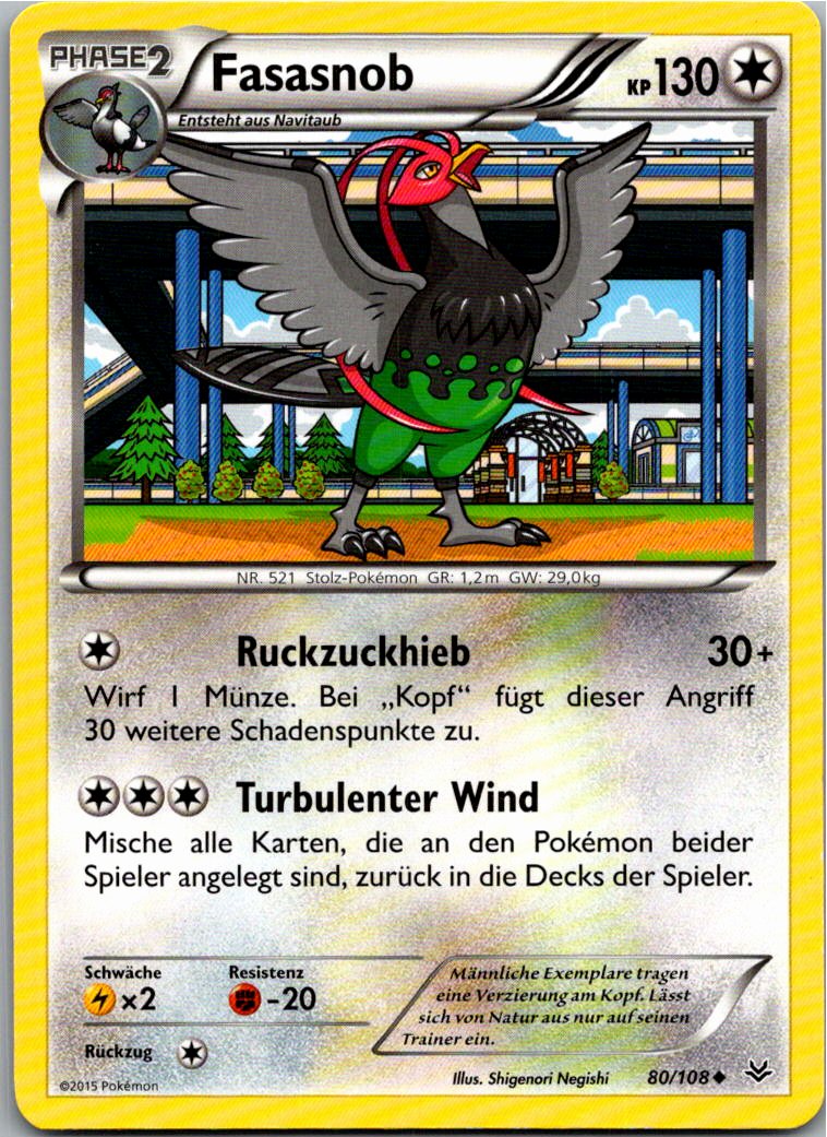 Fasasnob 80/108 Drachenleuchten – Vorderseite