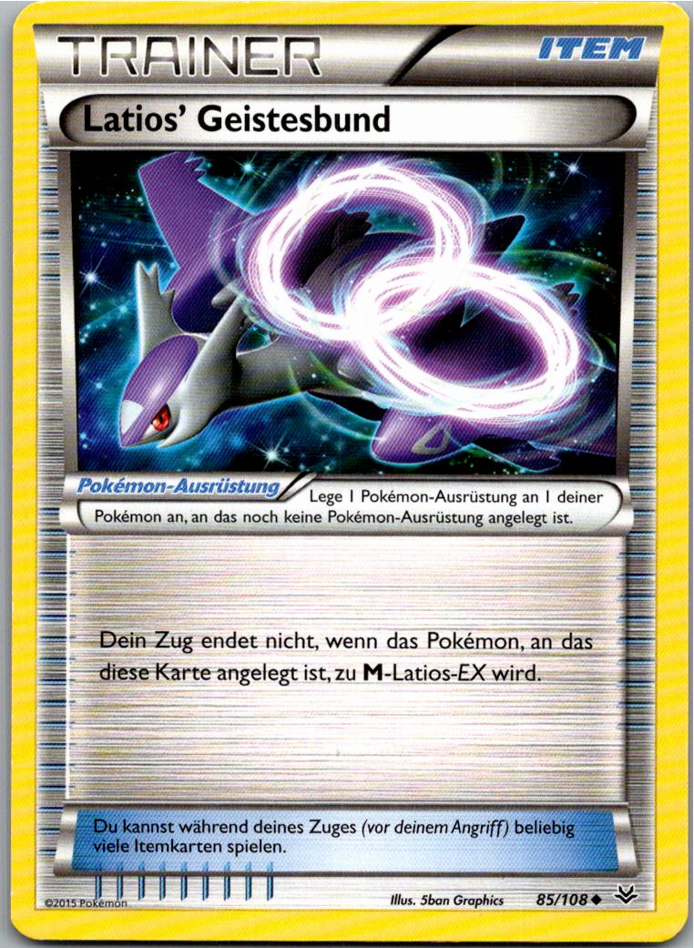 Latios's Geistesbund 85/108 Drachenleuchten – Vorderseite