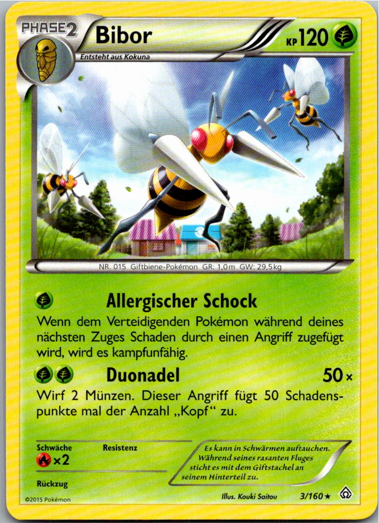 Bibor 3/160 Protoschock – Vorderseite