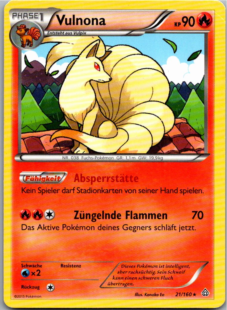 Vulnona 21/160 Protoschock – Vorderseite
