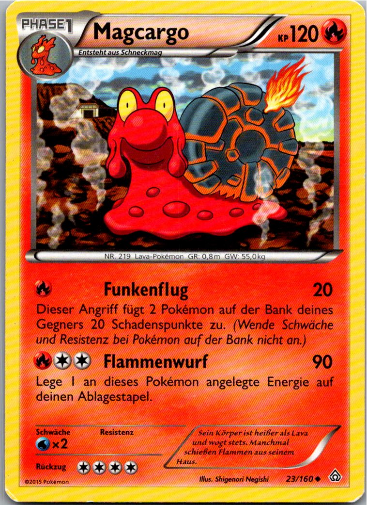 Magcargo 23/160 Protoschock – Vorderseite