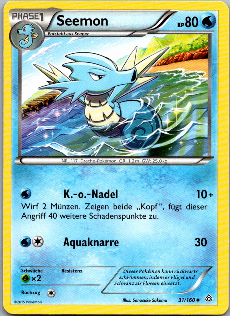 Seemon 31/160 Protoschock – Vorderseite