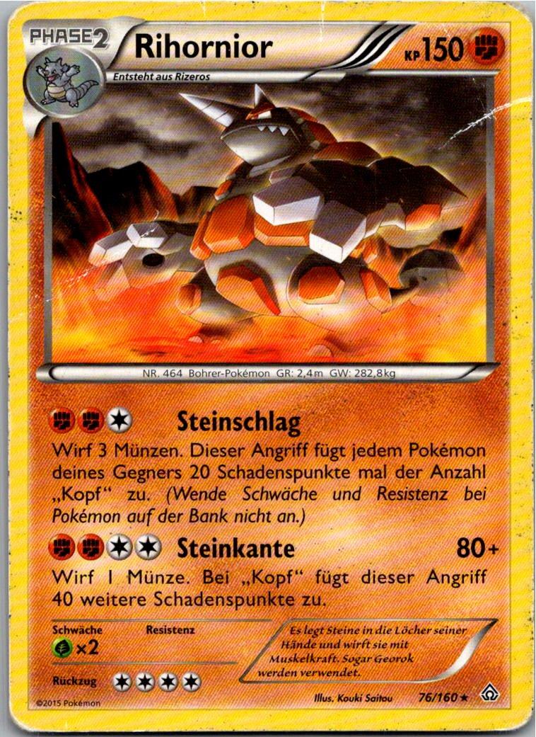 Rihornior 76/160 Protoschock – Vorderseite